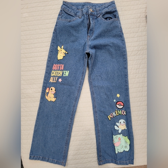 Girls pokemon Jeans - Picture 1 of 7